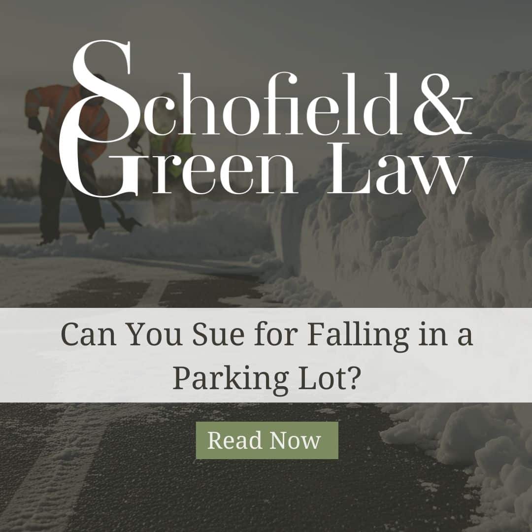 Can You Sue for Falling in a Parking Lot - Schofield and Green Law