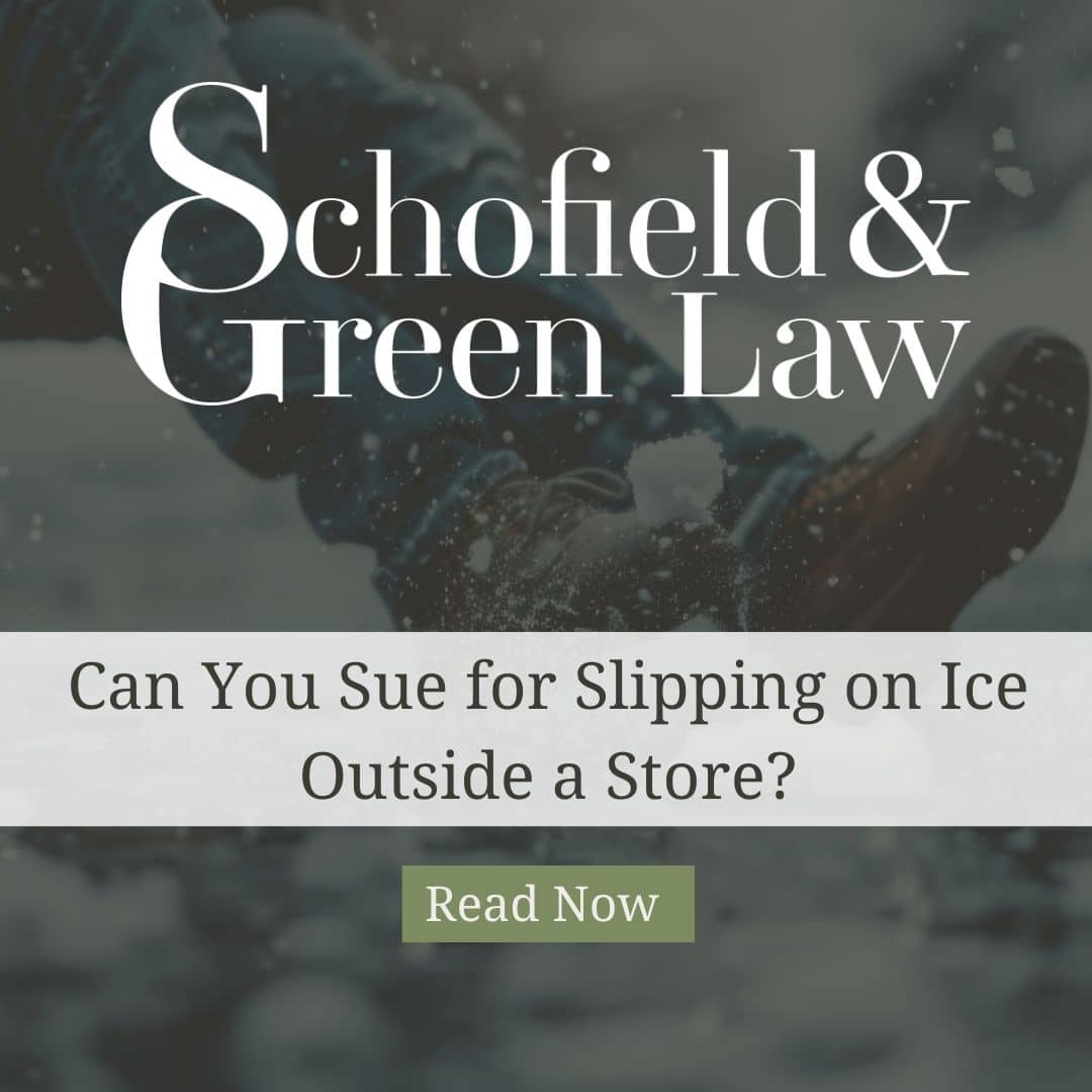 Can You Sue for Slipping on Ice Outside a Store? - Schofield and Green Law