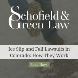 Ice Slip and Fall Lawsuits in Colorado: How They Work - Schofield and Green Law